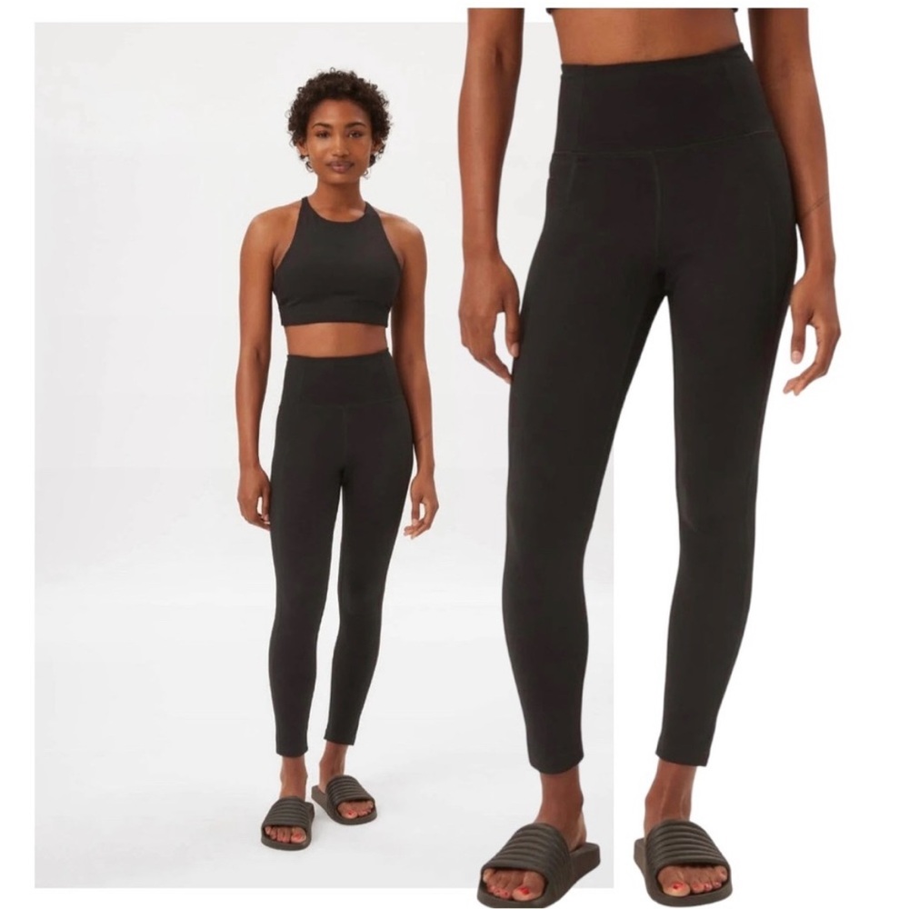 Girlfriend collective XL extra large black leggings only worn a few times pocket